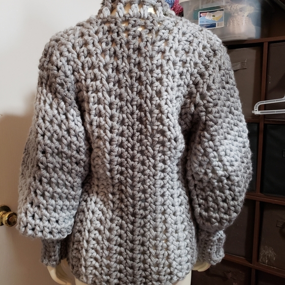 Chunky cardigan sweater - Picture 2 of 3